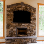 Stone Fireplace Framing
