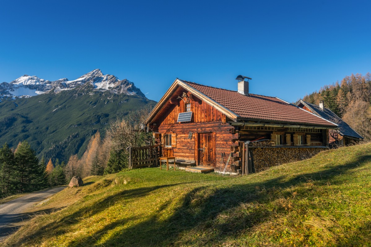 Gorgeous log cabin home finished in the mountains.