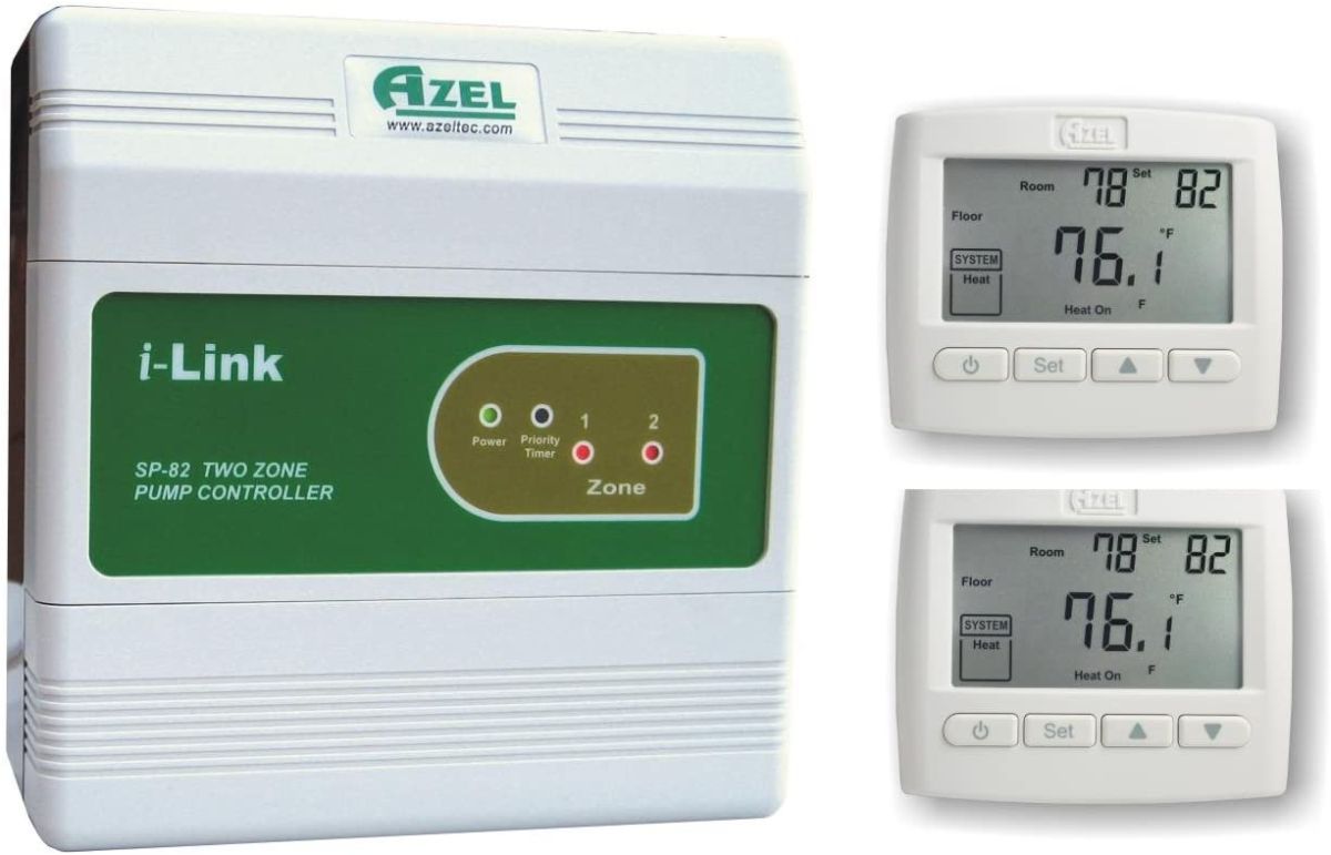 thermostat for radiant floor heating system