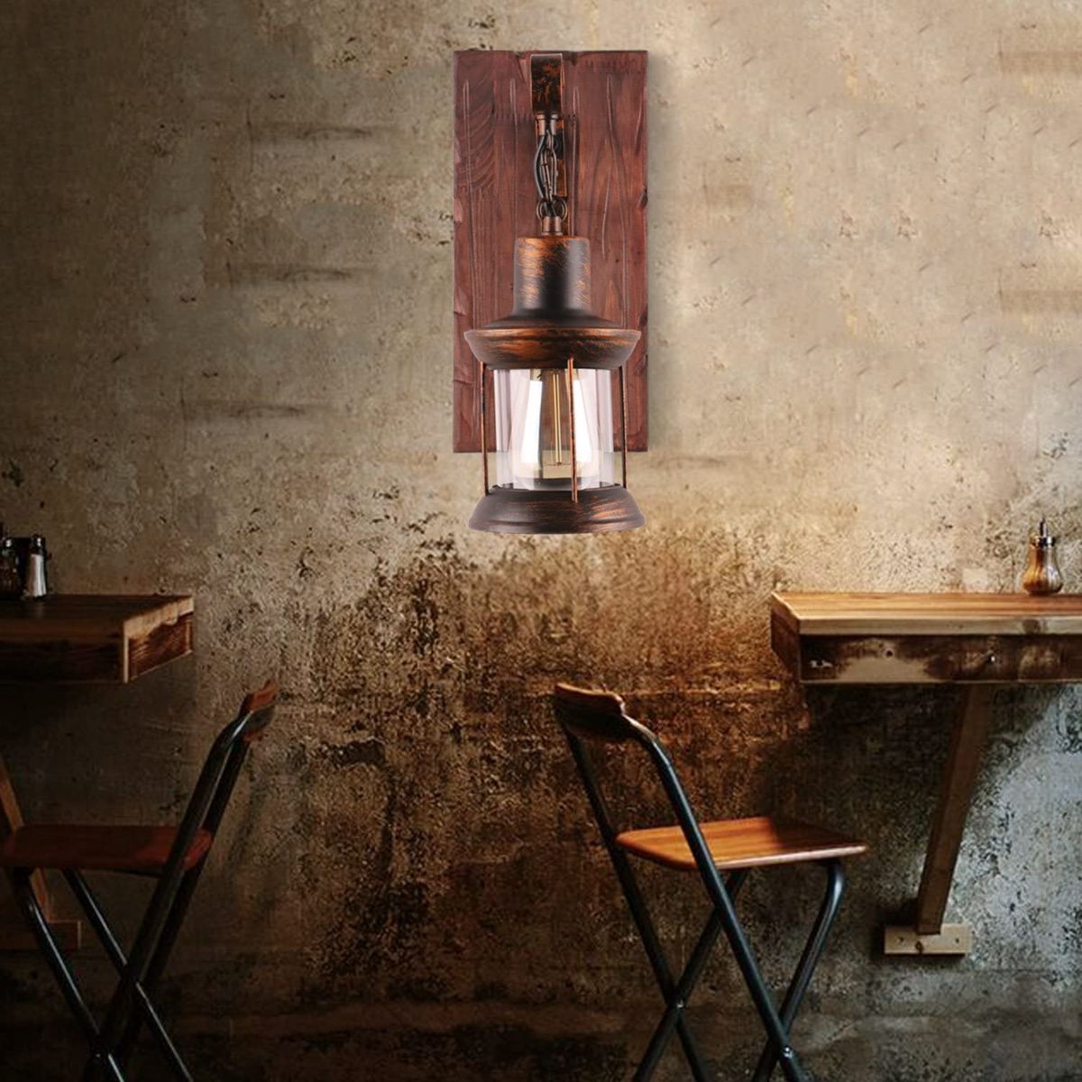 Wooden Metal Wall lamp for The Home