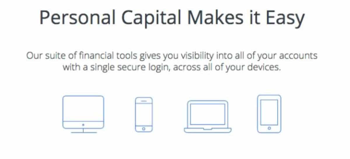 Visibility of personal capital software in different modes