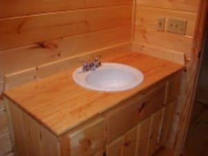Wooden Countertop sink