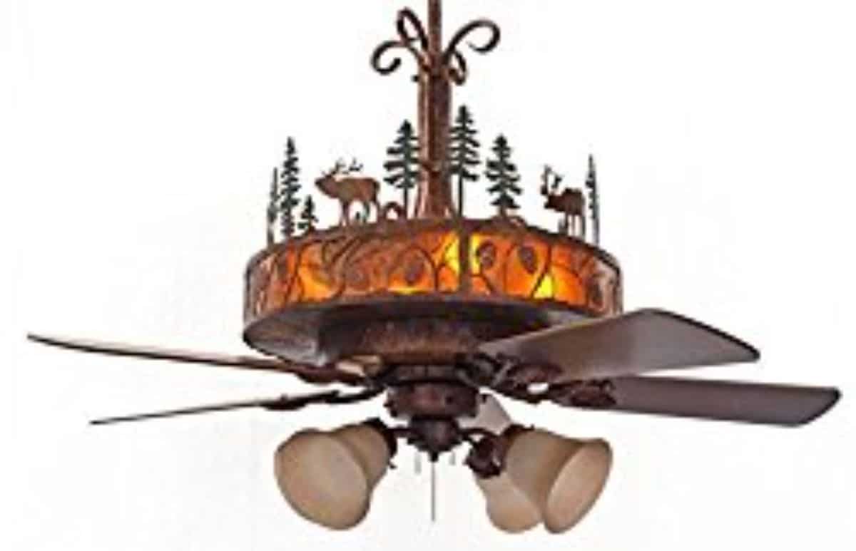 rustic ceiling fan 