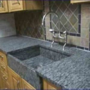 countertop sink made of granite