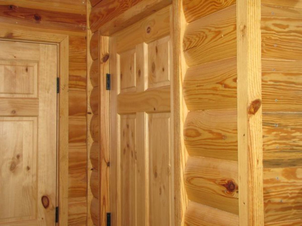 interiors of a log home
