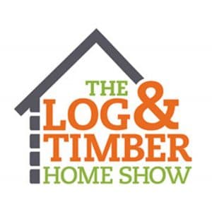 Log timber home show logo