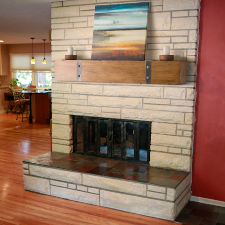 Fireplace Mantel - The Heart of your Hearth - Log Cabin Connection