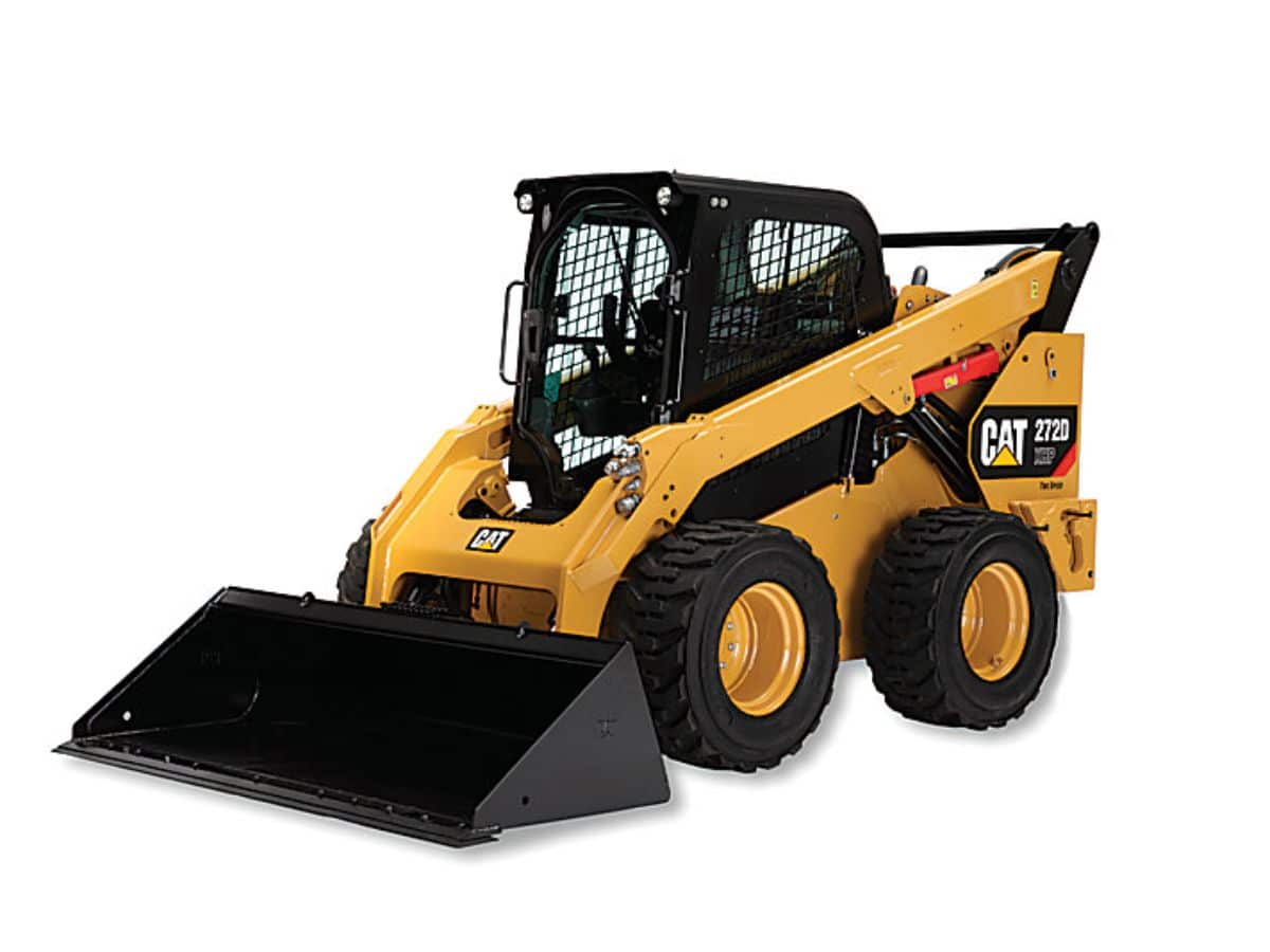 skid loader for log home