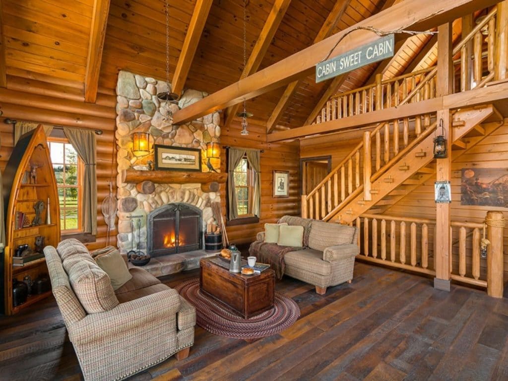 Black Fork Log Home Is The Perfect 1 Bedroom Cabin Getaway