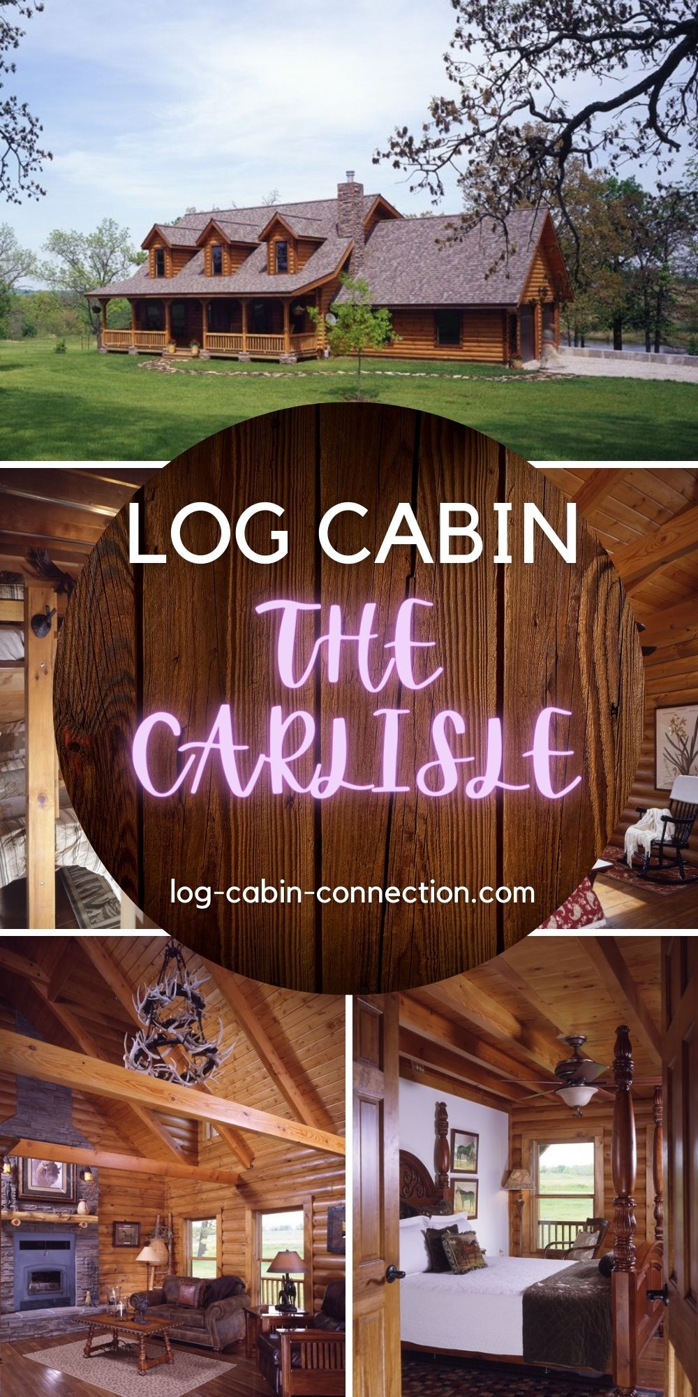 This 2900 SQ FT Carlisle Log Home Is Truly a Dream Come True