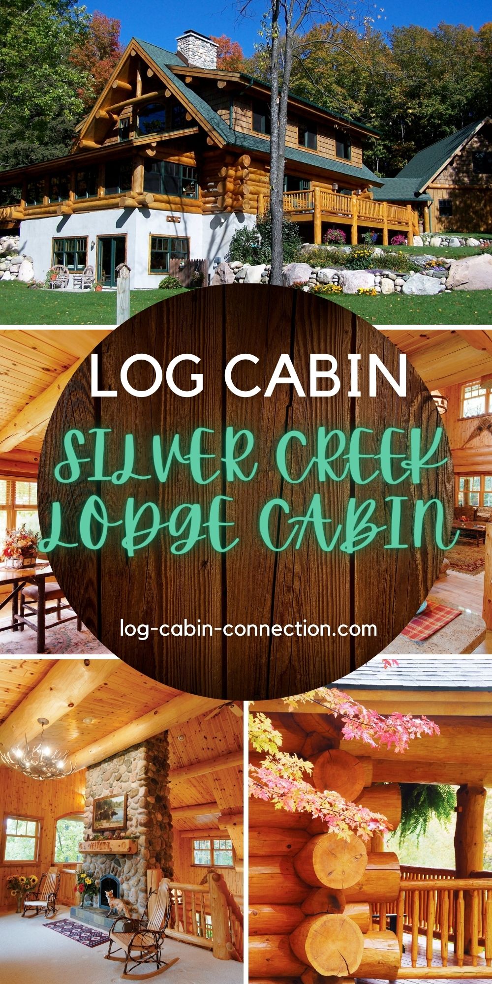 Silver Creek Lodge is Spectacular Michigan Built Log Cabin