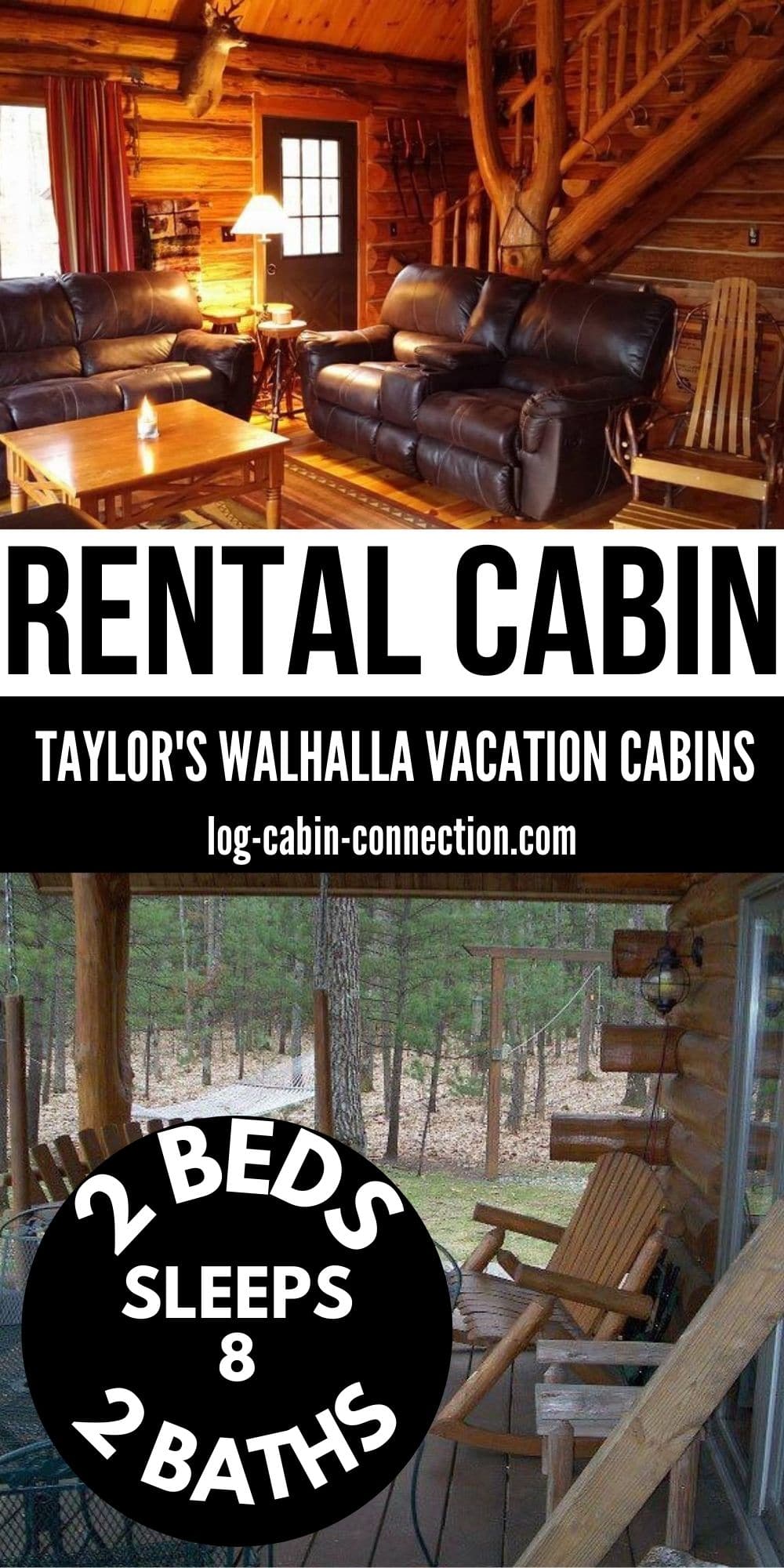 Walhalla Log Cabins are a Cozy Vacation Dream Come True