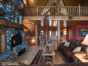 The Country's Best Log Cabin Includes an At Home Theater