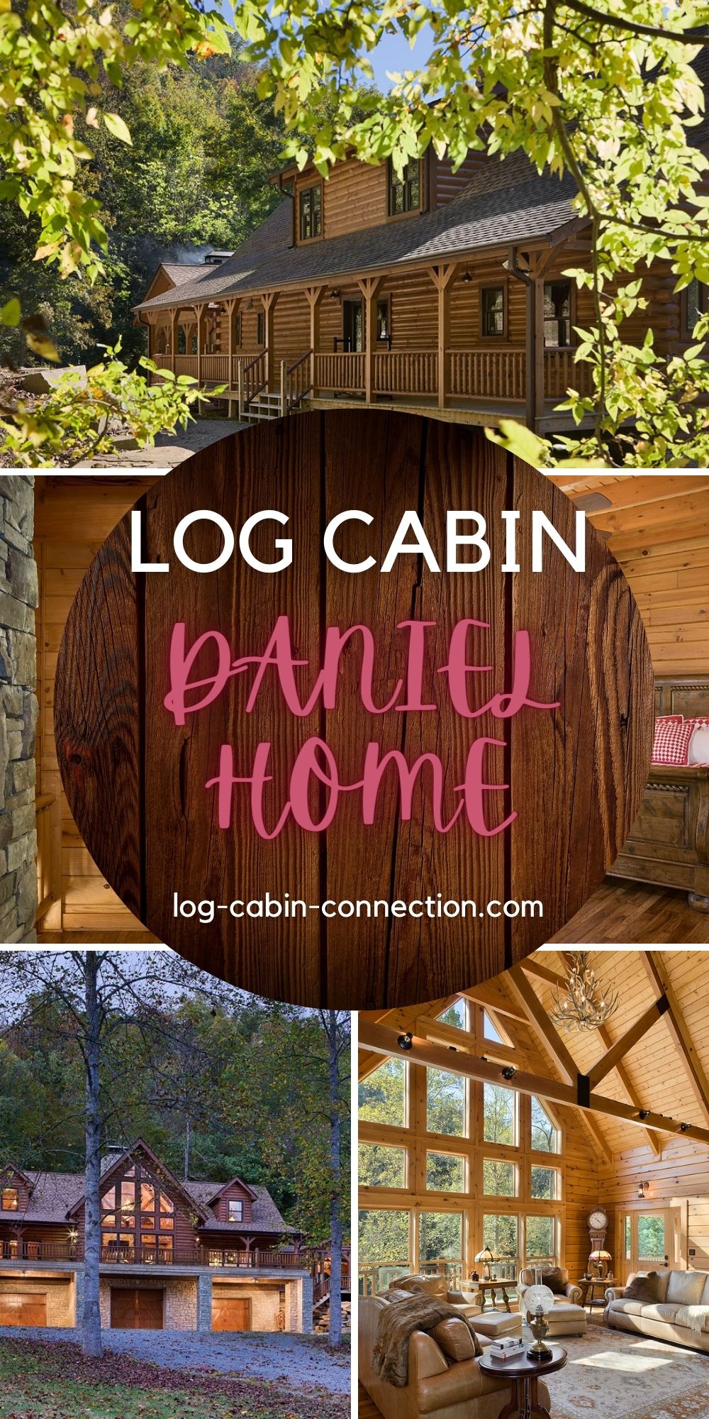 Fall in Love with a Stunning Master Suite in the Daniel Home Log Cabin