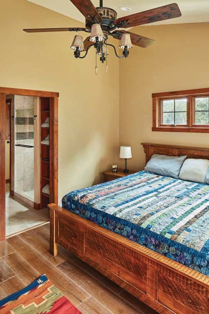 2500 SQ FT Iowa Log Cabin Has a Chef's Kitchen