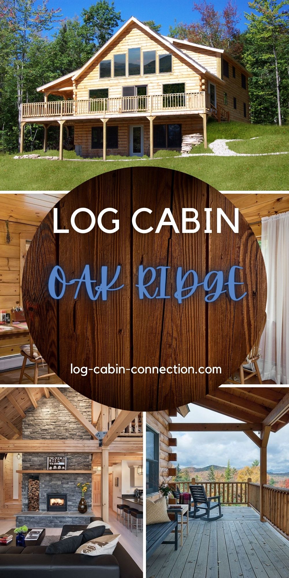 Oak Ridge Log Cabin is a Charming 3 Bedroom Family Home