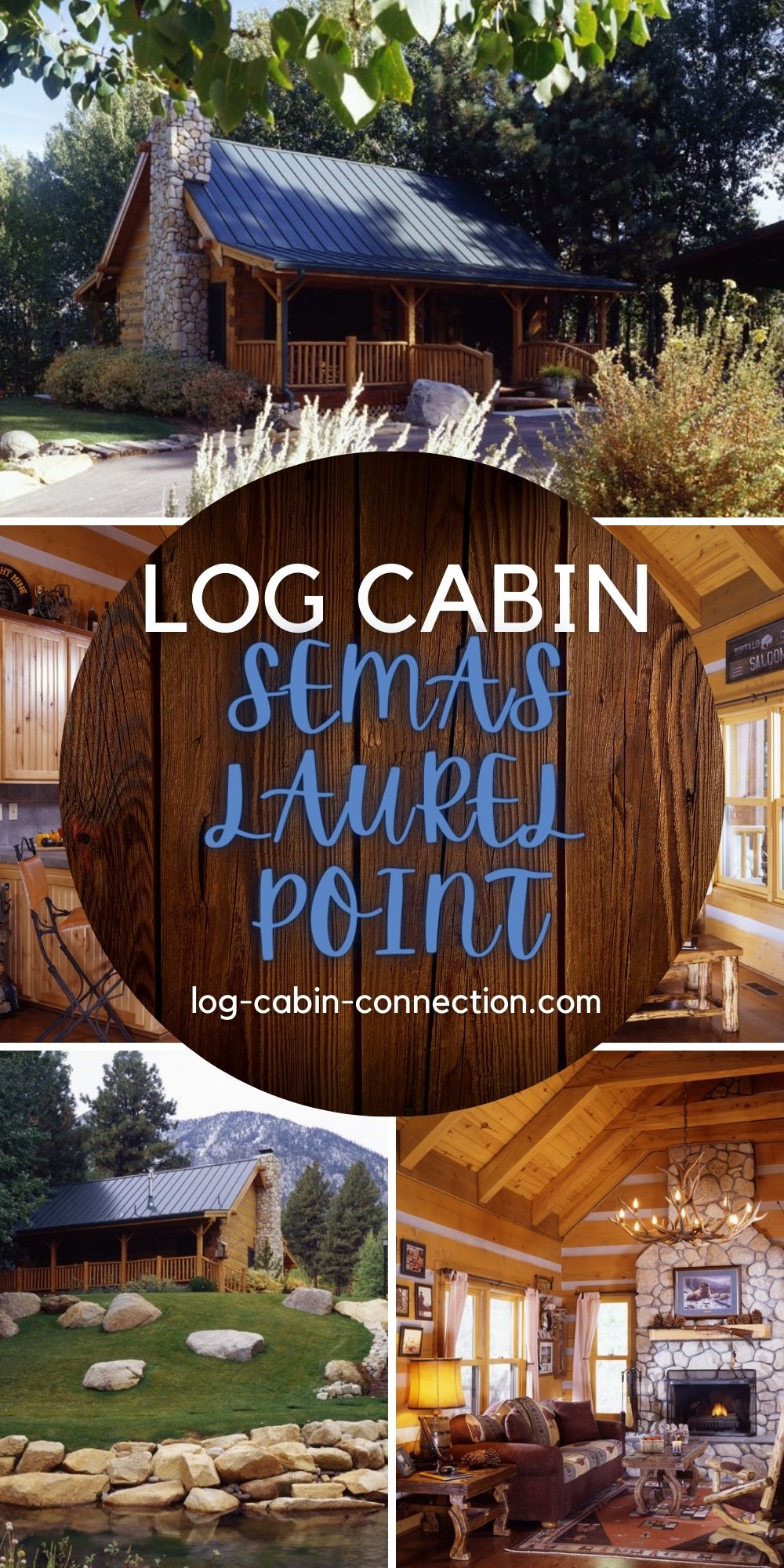 Semas Laurel Point Log Cabin Is In A Stunning Rustic Setting