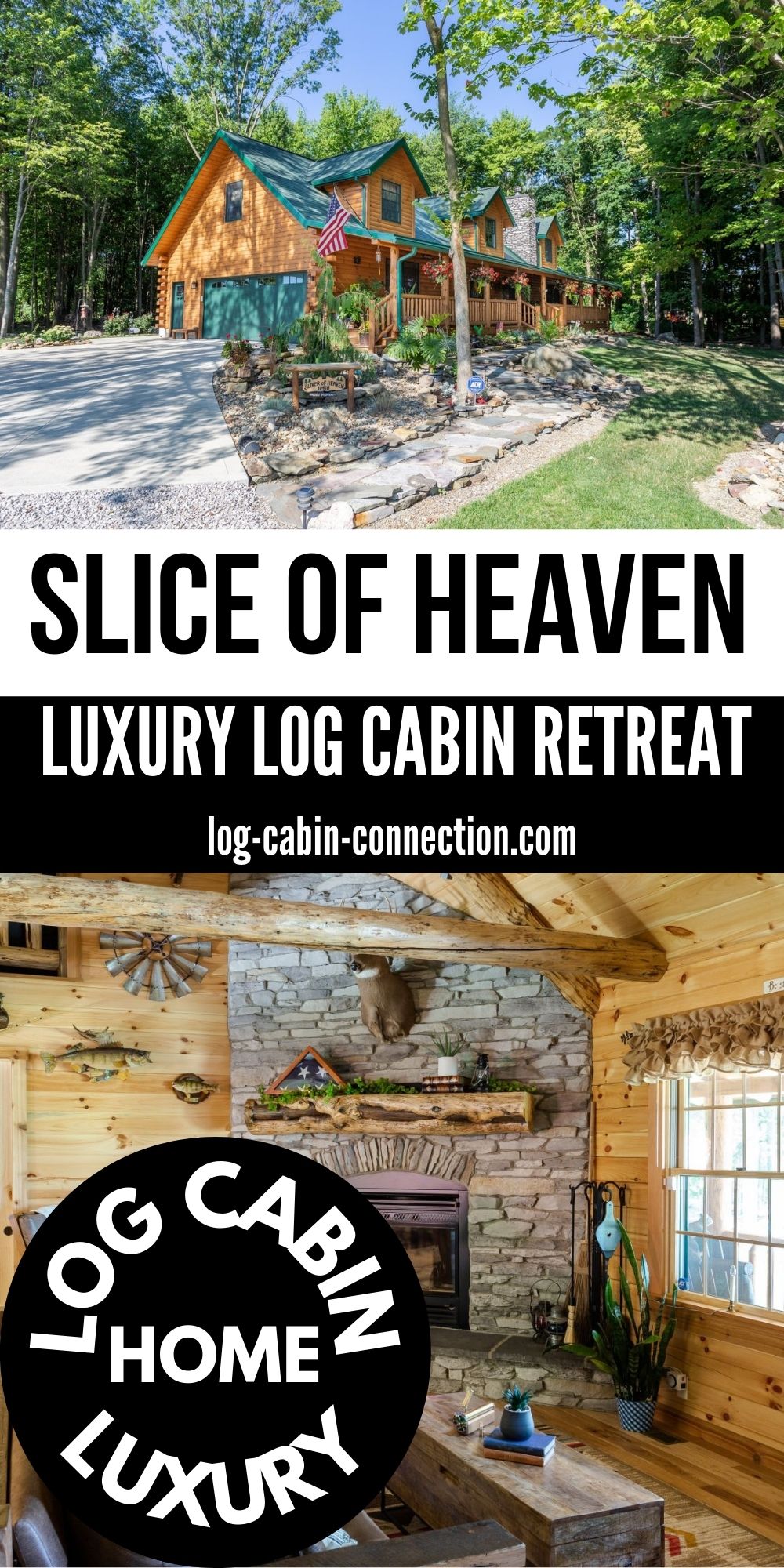 The Sliver of Heaven Log Cabin is True To Its Name