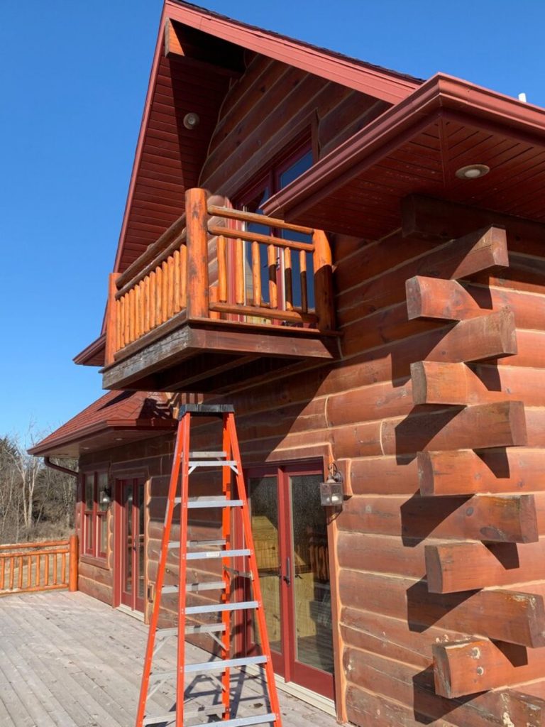 The Hayesville is a Stunning Log Cabin Restoration