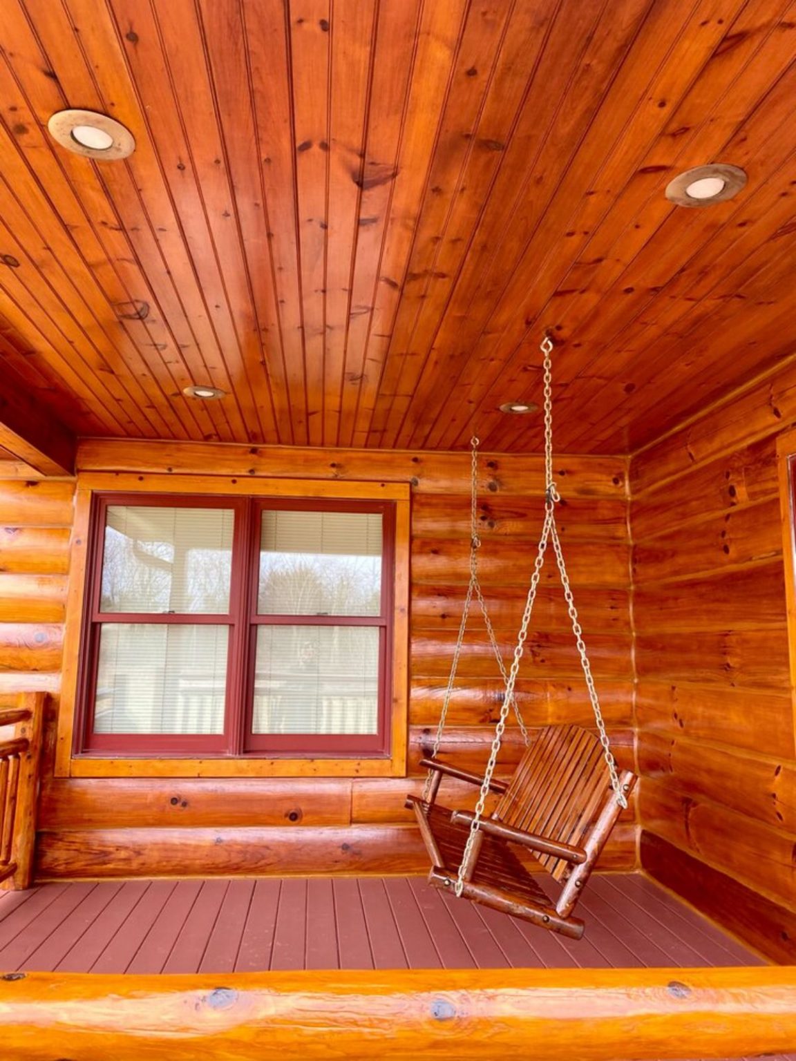 The Hayesville is a Stunning Log Cabin Restoration