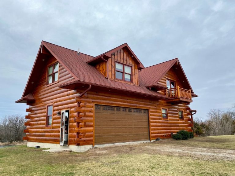 The Hayesville is a Stunning Log Cabin Restoration