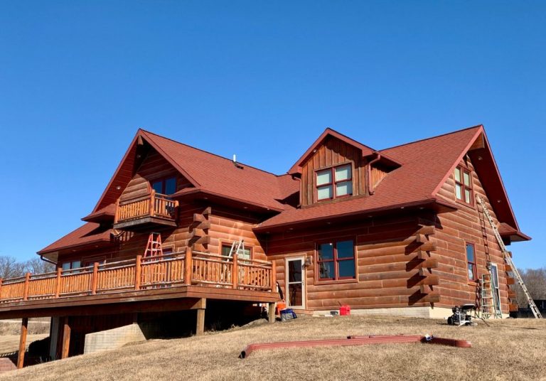 The Hayesville is a Stunning Log Cabin Restoration