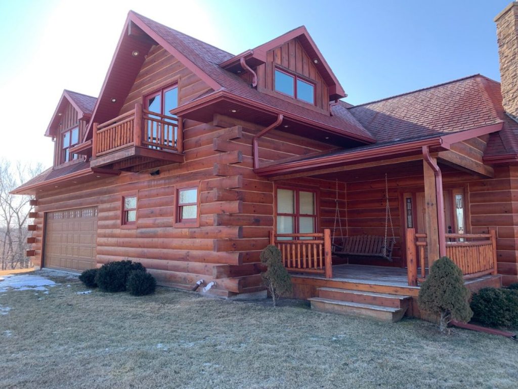 The Hayesville is a Stunning Log Cabin Restoration