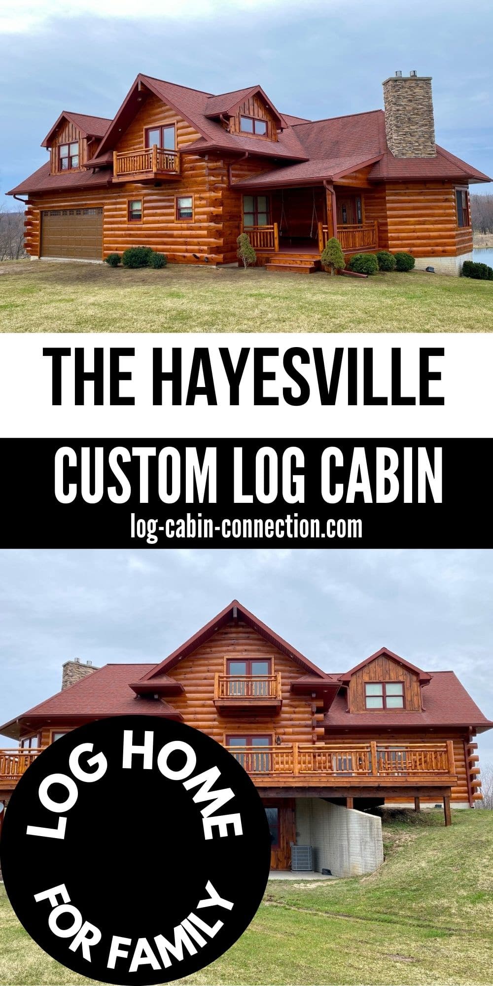 The Hayesville is a Stunning Log Cabin Restoration