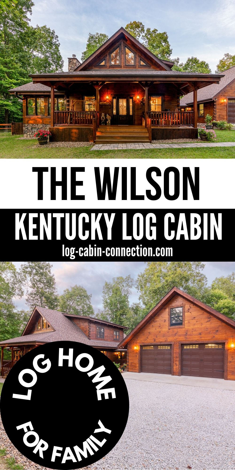 The Kentucky Wilson Log Cabin is a Timeless Classic Home