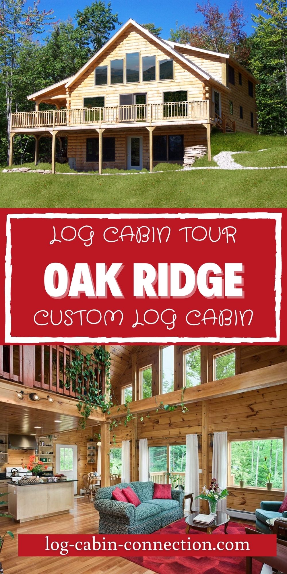 3 Bedroom Oak Ridge Log Cabin Is a Dream Come True