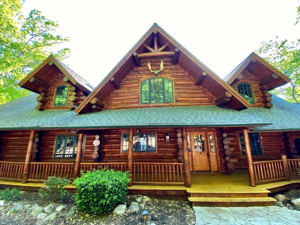 The Shelby Lakeside Log Cabin Restoration - Log Cabin Connection