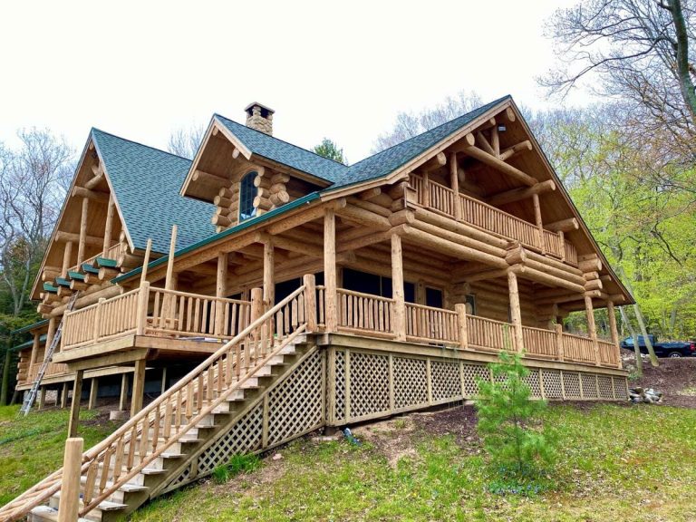 The Shelby Lakeside Log Cabin Restoration - Log Cabin Connection