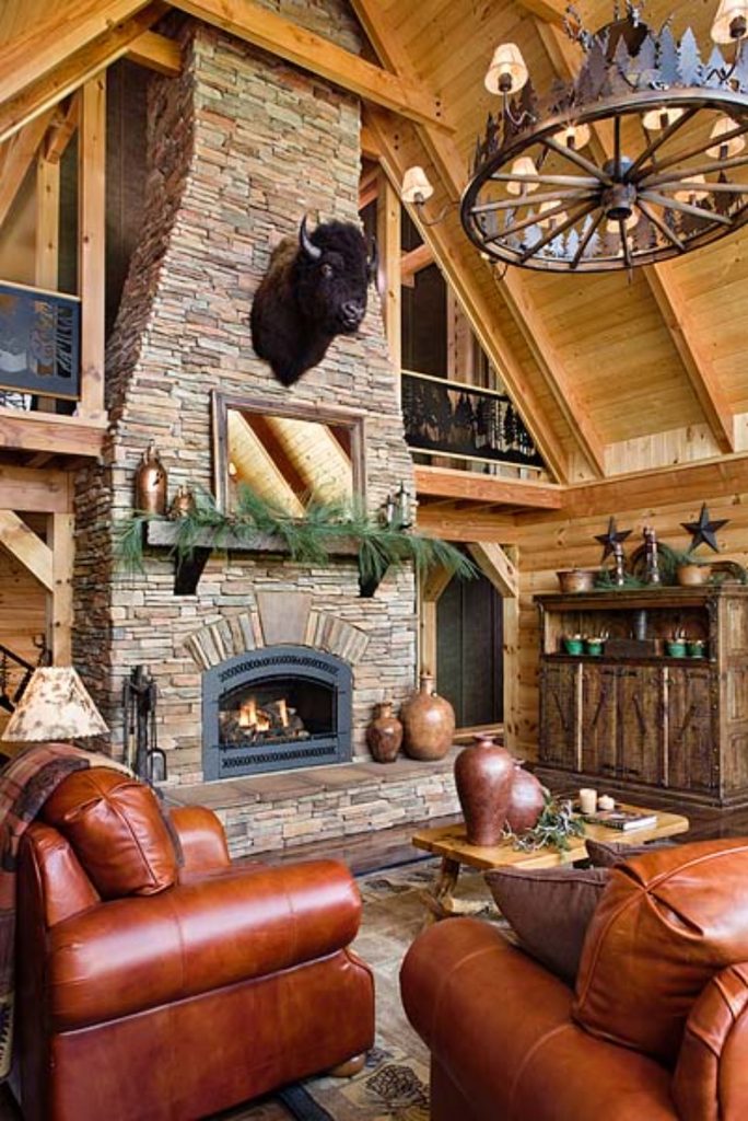 The Waterfront Wilson Home is A Gorgeous Log Cabin Build