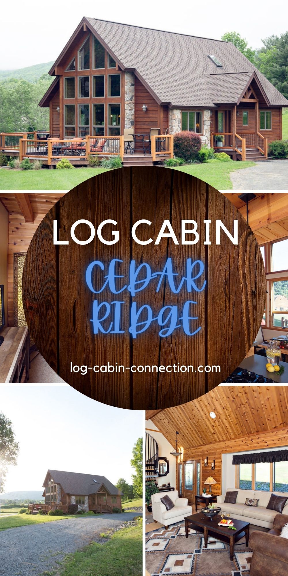 The Cedar Ridge Log Home is a Stylish Fusion of Rustic Accents