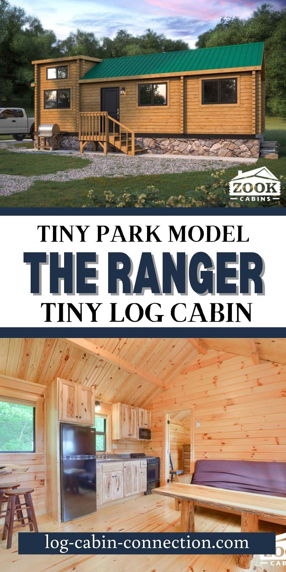 Rancher Park Model Tiny Cabin is a Minimalists Dream