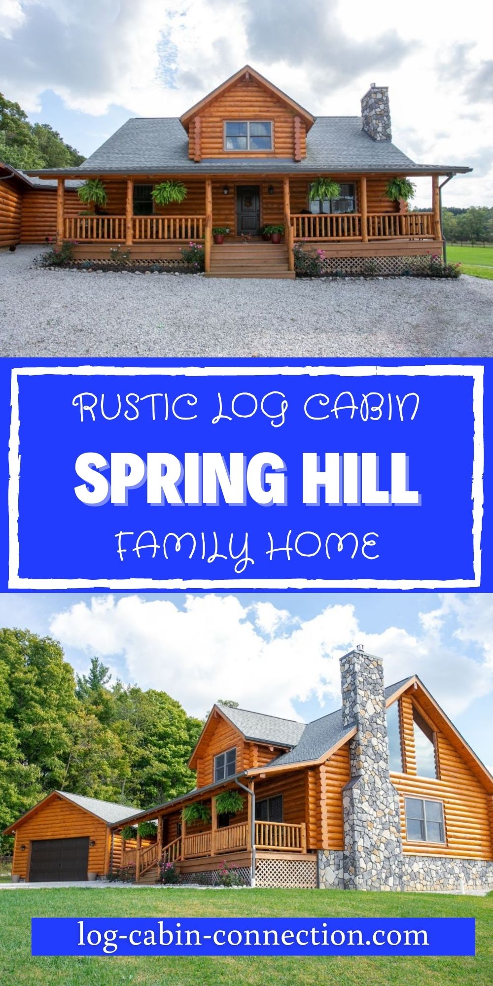 The Spring Hill Log Cabin is Filled With Unique Style