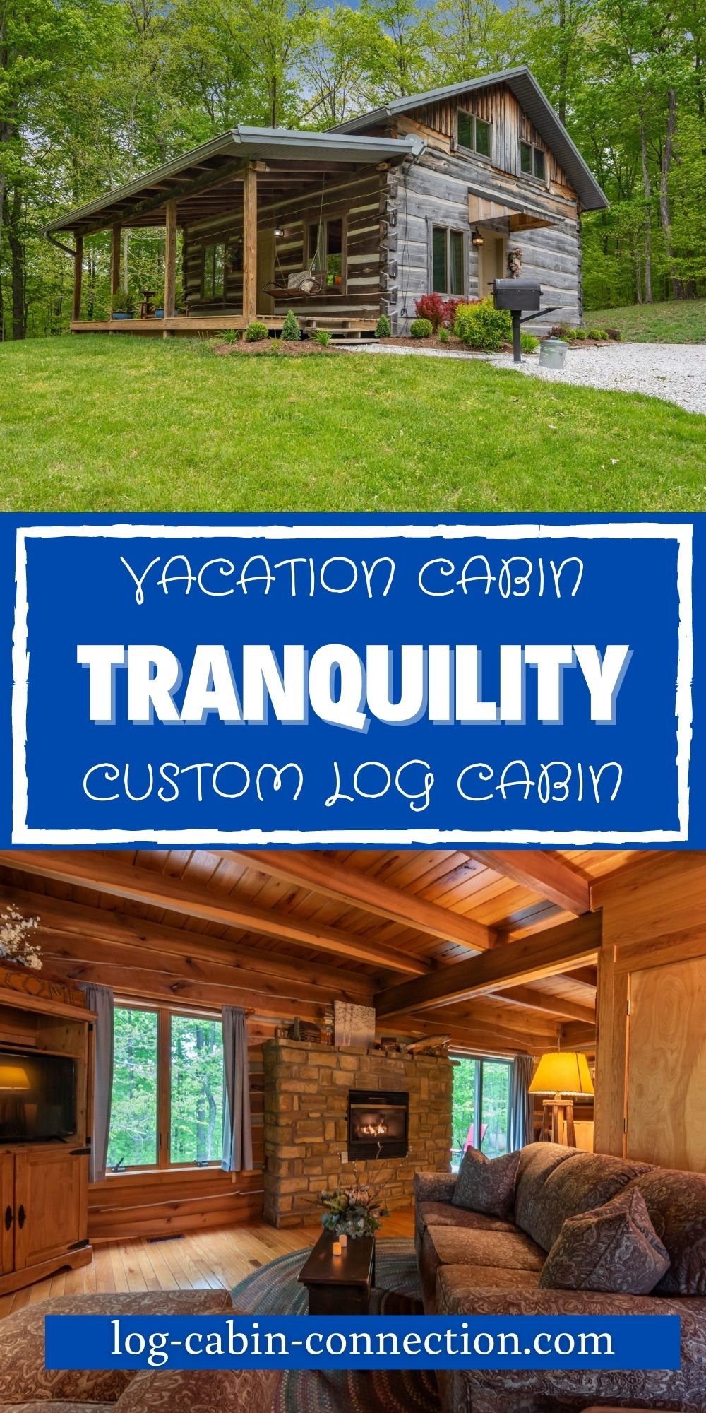 The Tranquility Log Cabin Rental is The Perfect Retreat