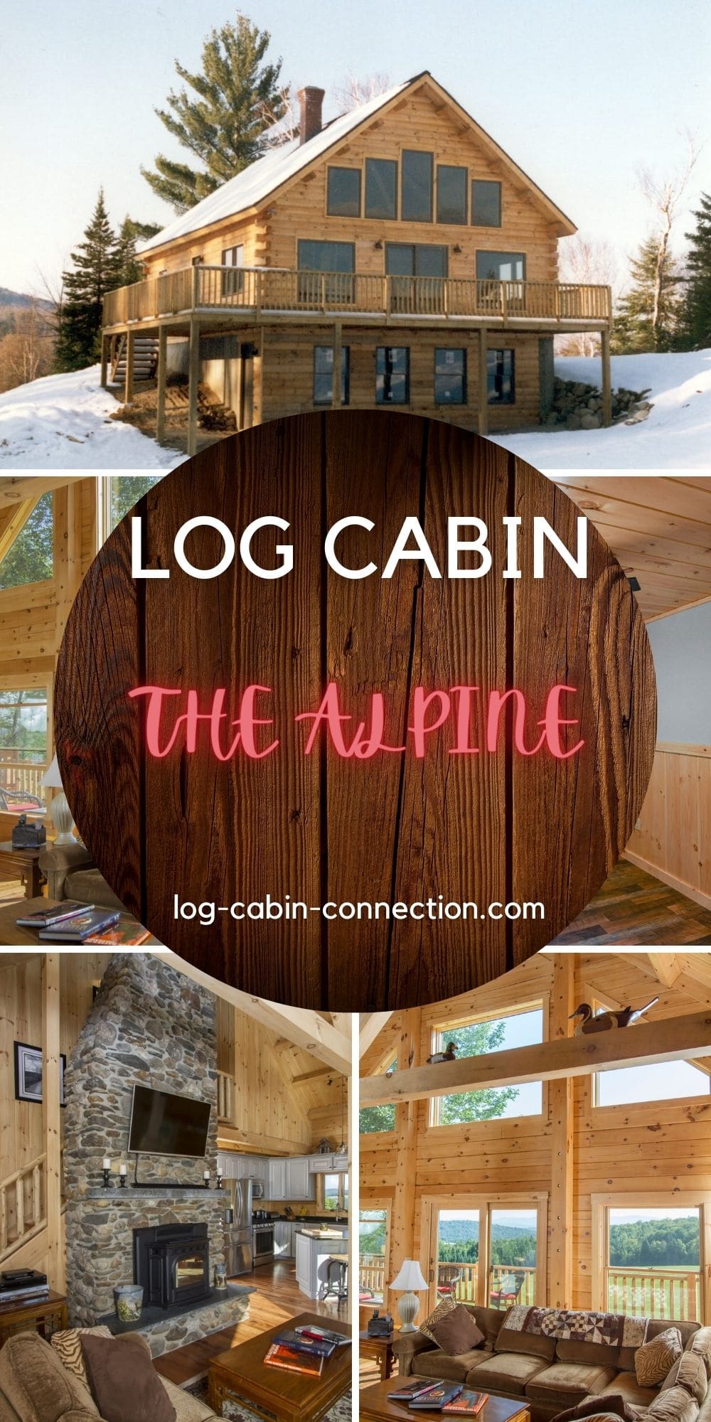 The Charming Alpine is a Chalet Style Log Cabin Retreat