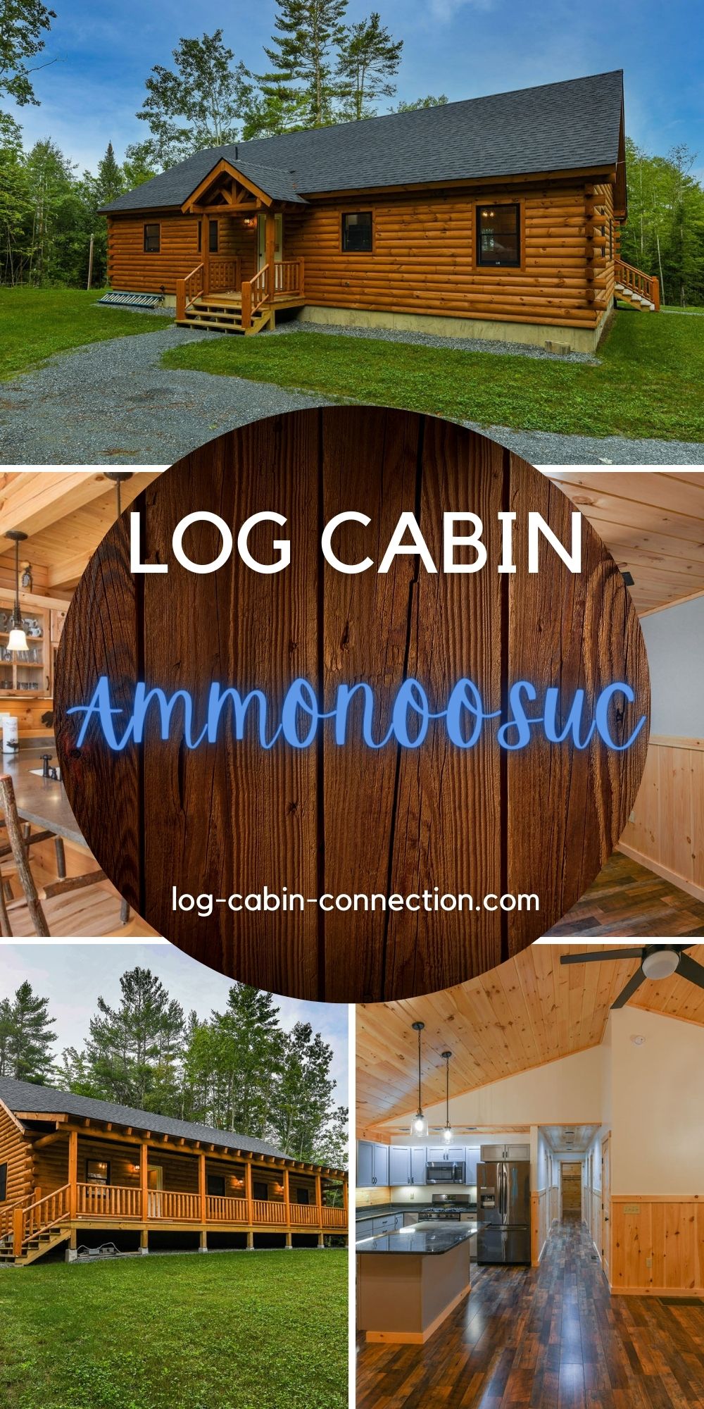 Ammonoosuc is a Ranch Style Log Cabin Built for Families