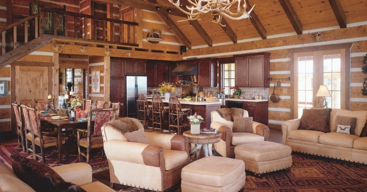 The Bolin Prestwick Log Cabin is a Formal Design of Luxury