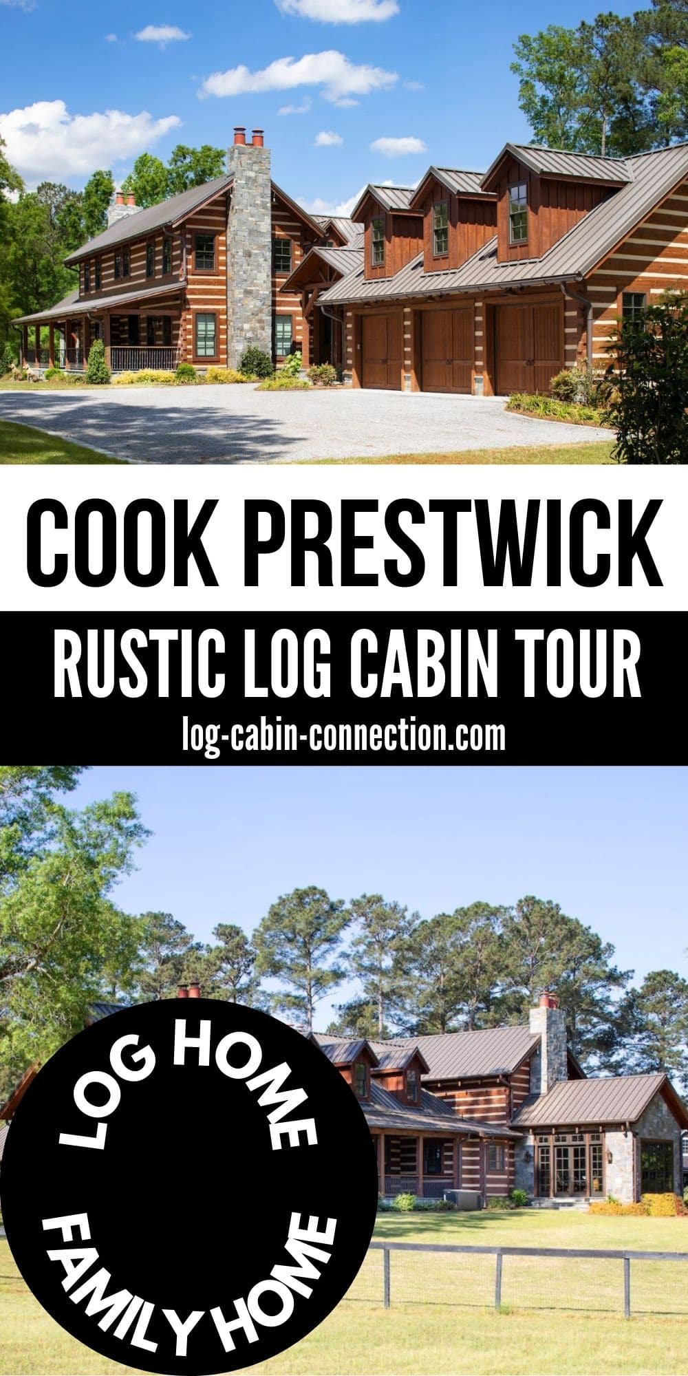 Rustic Cooke Prestwick Log Cabin Is Shockingly Regal