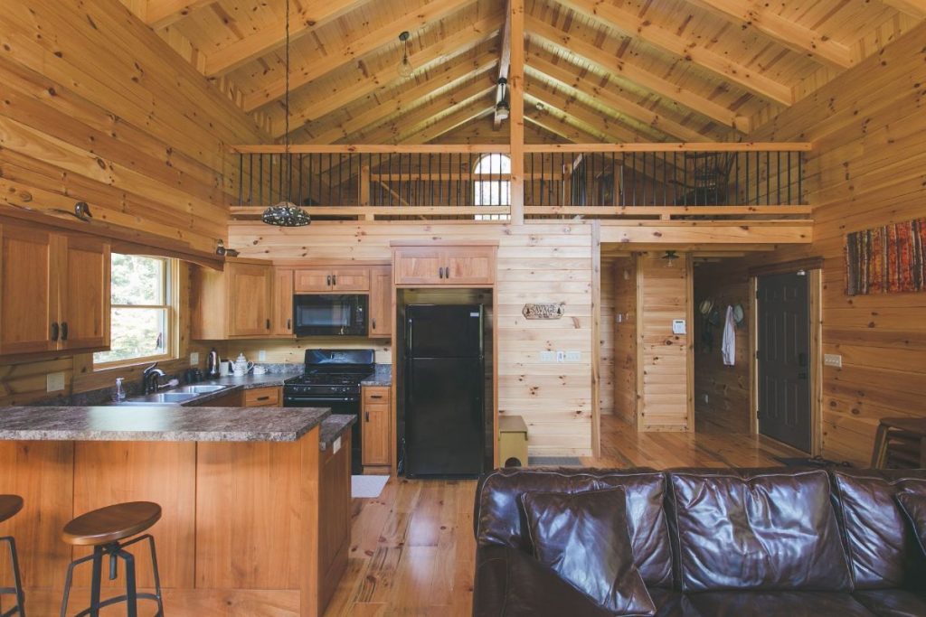 The Dixon Mill Cabin Fits A Ton in Just 1100 SQ FT - Log Cabin Connection