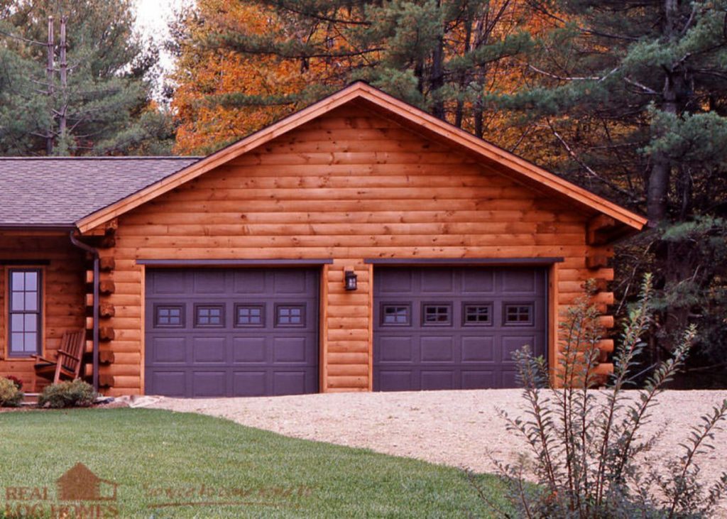 The Hamilton Log Cabin Includes a Covered Porch You'll Love