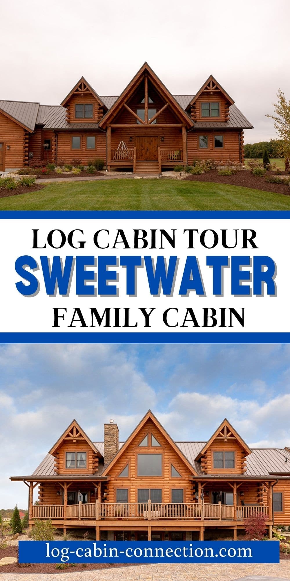 The Sweetwater Log Cabin Has a Unique Loft Home Office