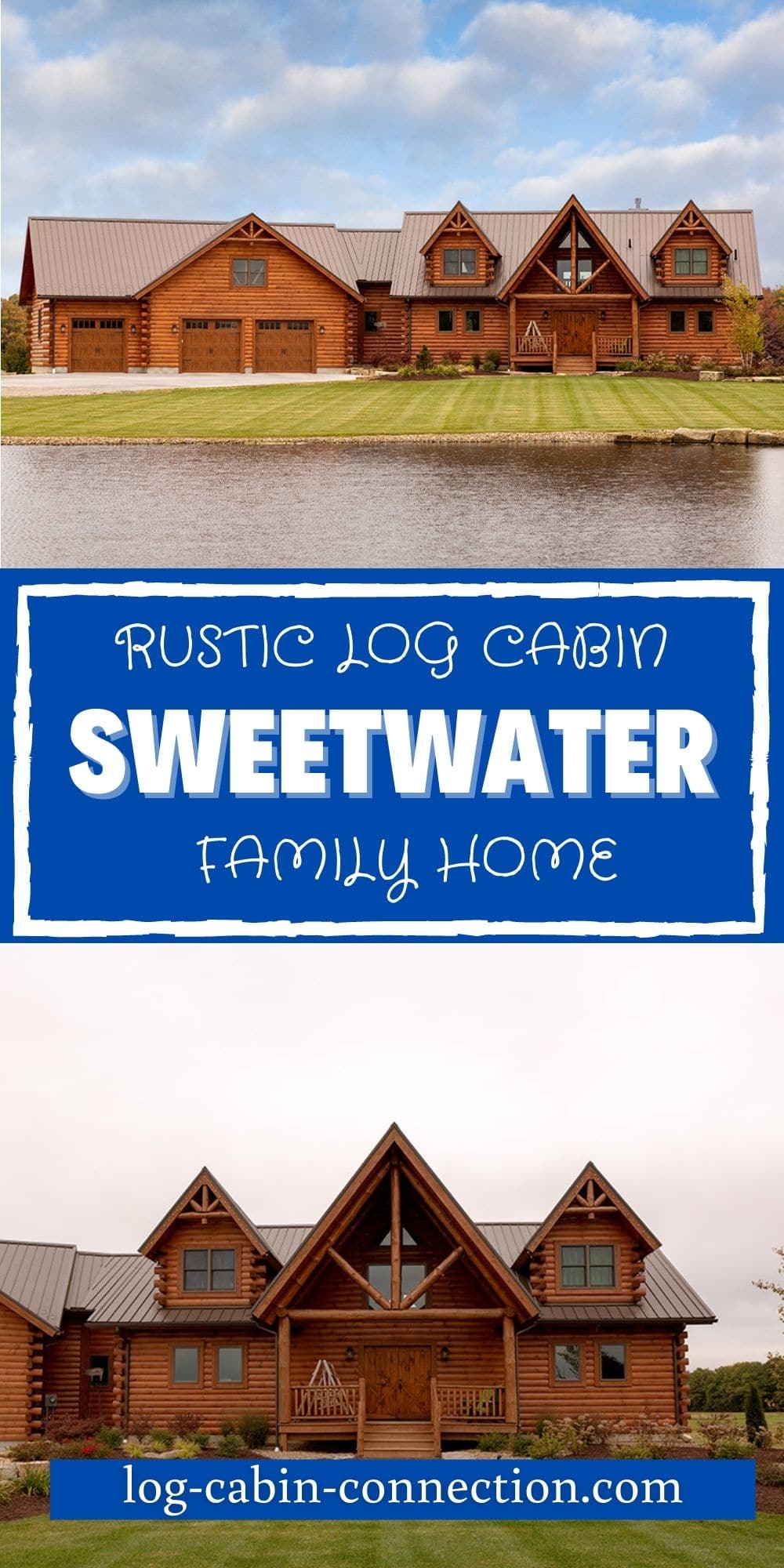 The Sweetwater Log Cabin Has a Unique Loft Home Office