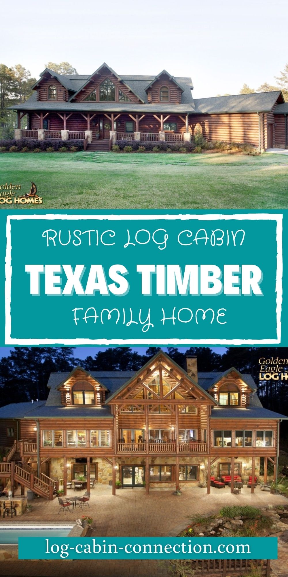 The Texas Timber Log Cabin Has 2 Modern Kitchens