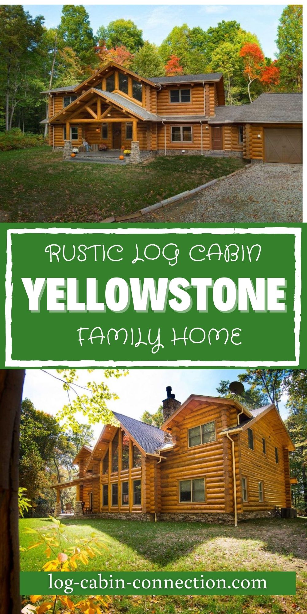 The Yellowstone Is 4400 SQ FT of Luxury Log Cabin