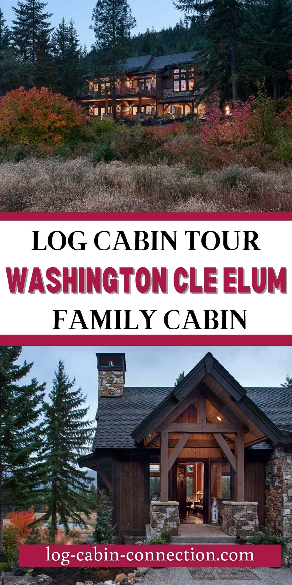 The Woodsy Cle Elum Log Cabin Has Inspirational Views