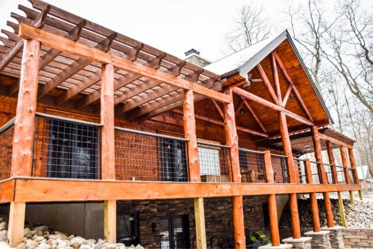 Covered Porches Make the Howell Log Cabin Welcoming