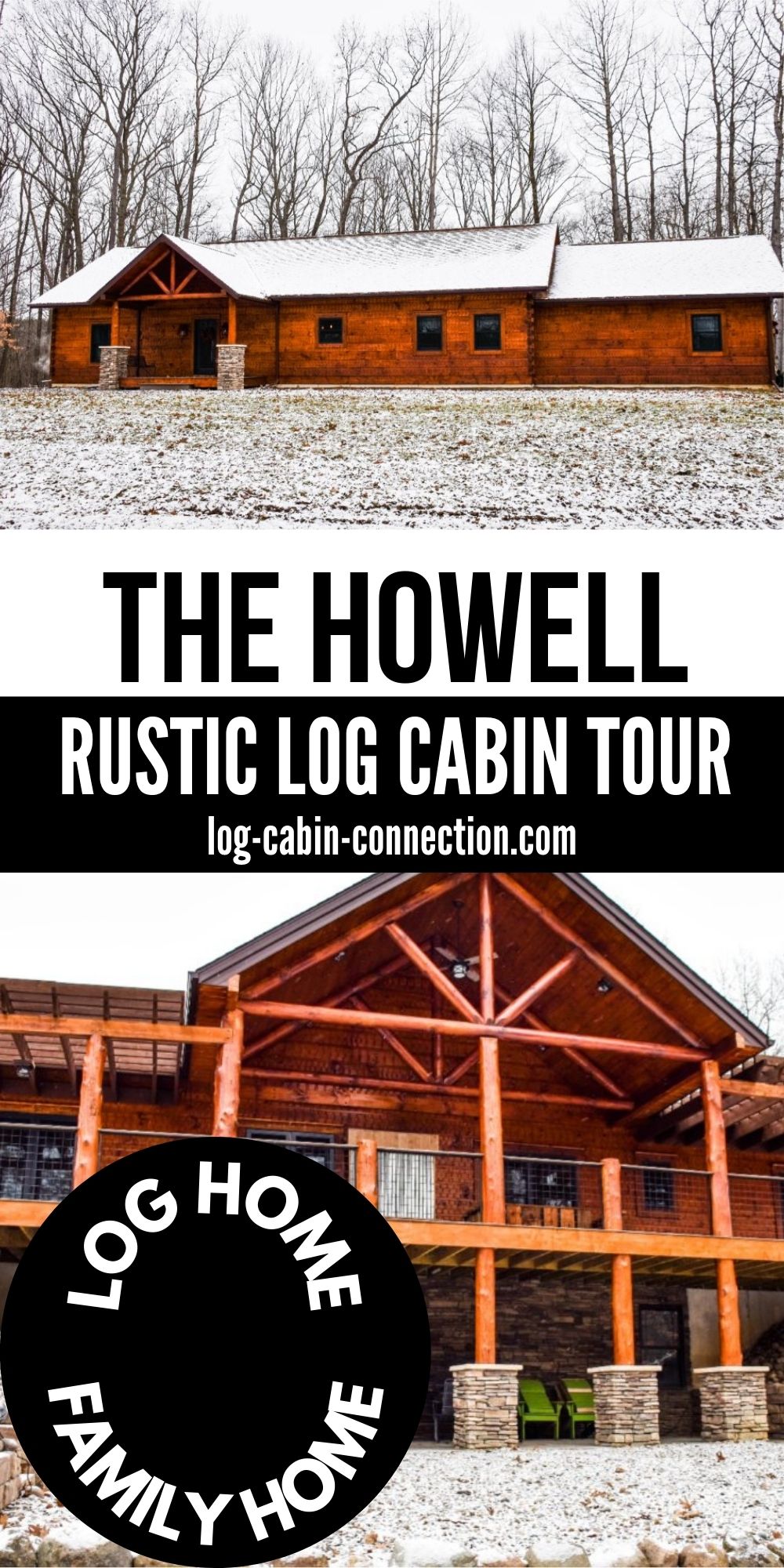 Covered Porches Make the Howell Log Cabin Welcoming